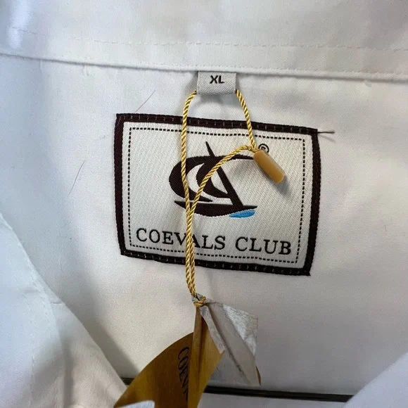 CORVALS CLUB WHITE SHORT SLEEVED SHIRT
SOFT, LIGHTWEIGHT FABRIC. - Picture 3 of 10